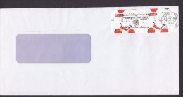 Denmark Slogan Flamme "Sclerose" 1999 Cover Brief 2x Bicycle Fahrrad ATM / FRAMA Labels Franking - Automatenmarken [ATM]