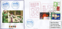 CHINA. UNIVERSAL EXPO MILANO 2015. (Chinese Dance), Letter  From The Pavilion Of China, With The Official EXPO Stamp - Brieven En Documenten