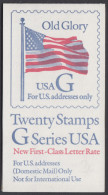 !a! USA Sc# 2883a MNH BOOKLET(20) - G And Flag - 3. 1981-...