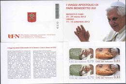 2013 Vaticano, Viaggi Del Papa Libretto , Serie Completa Nuova (**) - Carnets