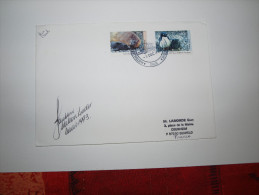 AAT Davis   8 Déc 1998 Incription Et Signature Du Chef De Station - Storia Postale