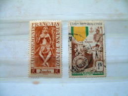 French India 1948 - 1952 - Sculpture Nude Woman Medal - #233 = 3.5 $ - Usados