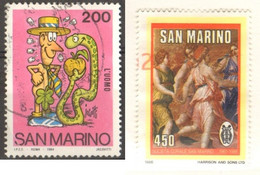 Rsm 1984-86 1148-1190 Jacovitti £ 200- Società Corale 2 Val  F.U - Used Stamps