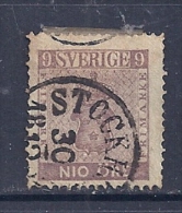 Suède YT 7 Oblitéré. - Unused Stamps