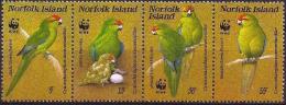 NORFOLK WWF, Oiseaux Yvert 413/16 ** Neuf Sans Charniere. MNH. - Autres & Non Classés