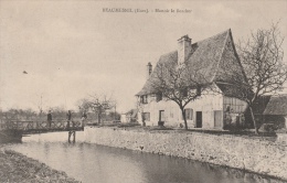 27 BEAUMESNIL  -Manoir Le Borcher   .... Avec Pêcheurs    PAS COURANT - Beaumesnil