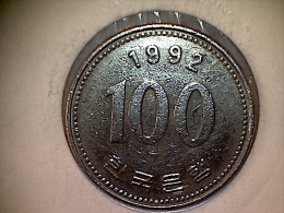 Korea - Sud 100 Won 1992 - Korea (Zuid)