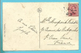 138 Op Kaart (Nivelles / Boulevard De La Dodaine) Met Kiesbureelstempel NIVELLES  (noodstempel) - Fortune Cancels (1919)