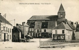 Marne CHATILLON SUR MARNE Place Urbain 2 COMPTOIRS FRANCAIS Et FAMILISTERE   ..... F - Châtillon-sur-Marne