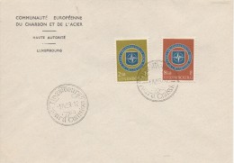 1042  FDC OTAN Sur Enveloppe Officielle De La C.E.C.A. - 1959  TTB - Cartas & Documentos