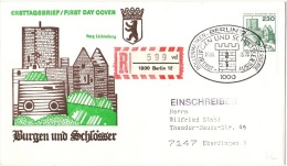 CHAT-L27 - ALLEMAGNE BERLIN FDC Recommandé Ruines Et Châteaux 1976 - 1971-1980