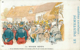 ALBERT GUILLAUME - ILLUSTRATEUR - MILITARIA - N° 50 - ** LA MUSIQUE REPETE ** - CPA PUB. - Guillaume