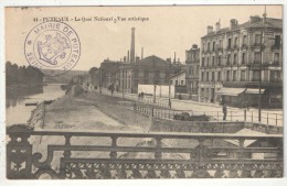 Delcampe - 92 - PUTEAUX - Le Quai National, Vue Artistique - L'Abeille 44 - Puteaux