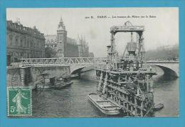 CPA 900 - Travaux Du Métropolitain Métro Sur La Seine - Metro, Stations