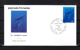 Enveloppe 1er Jour De 1994 " BALEINES " N° YT 452. Parfait état. FDC - Baleines