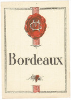 ETIQUETTE - VIN - BORDEAUX - - Andere & Zonder Classificatie