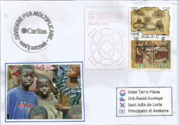 Caritas Internationalis.UNIVERSAL EXPO MILANO 2015, Letter From The CARITAS Pavilion, With The Official EXPO Stamp - 2015 – Milan (Italy)