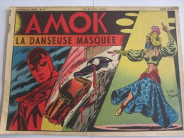 AMOK LA DANSEUSE MASQUEE NOUVELLE SERIE N 4 COLLECTION AMOK 2 TRIMESTRE 1949 - Pieds Nickelés, Les