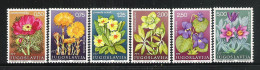 JUGOSLAVIA - 1969 - 6 Valori Nuovi Stl - 8° Serie FLORA JUGOSLAVA - PIANTE MEDICINALI - In Ottime Condizioni. - Unused Stamps
