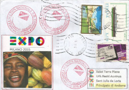 REPUBLIQUE DEMOCRATIQUE DU CONGO.EXPO MILAN 2015 "Feeding The Planet", Lettre Du Pavillon Congolais à Milan - Cartas & Documentos