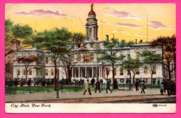 New York - City Hall - Animée - 1909 - Colorisée - De Brooklyn à Zwolle - Station C - Brooklyn