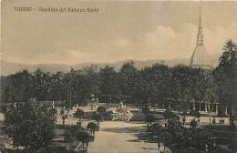 TORINO.IL GIARDINO DEL PALAZZO REALE. VIAGGIATA 1912 - Palazzo Reale