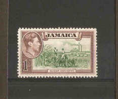 JAMAICA 1938 1s SG 130 MOUNTED MINT Cat £15 - Jamaica (...-1961)