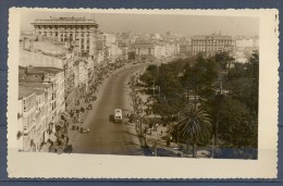 1954 , GALICIA , CORUÑA , CANTONES Y JARDINES DE MÉNDEZ NÚÑEZ , CIRCULADA - La Coruña