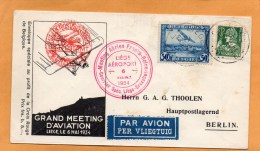 Belgium 1933 Air Mail Cover Mailed To Berlin - Autres & Non Classés