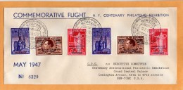 Belgium 1947 Air Mail Cover Mailed To USA - Autres & Non Classés