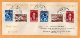 Belgium 1947 Air Mail Cover Mailed To USA - Autres & Non Classés