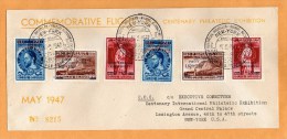 Belgium 1947 Air Mail Cover Mailed To USA - Autres & Non Classés