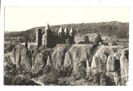 Cp, 15, Env. De St-Flour, Le Château De Sailhant, Voyagée 1960 - Saint Flour