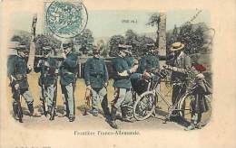 A-16 3577 . FRONTIERE FRANCO-ALLEMANDE  EN 1904 VELO CYCLE - Dogana