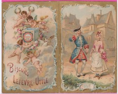 PUB LU - LEFEVRE UTILE - Calendrier , Chromo - ENFANTS 1898 , 4 Volets Complet - Tamaño Pequeño : 1901-20