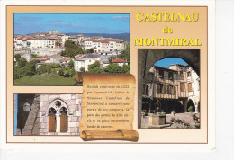 CASTELNAU DE MONTMIRAIL (81-Tarn),  Parchemin, 3 Vues, Ed. Apa-Poux 1998 - Castelnau De Montmirail