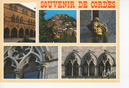 Delcampe - CORDES (81-Tarn), Souvenir De...5 Vues, Photo Pierre Blanc, Ed. Cely 1993 - Cordes
