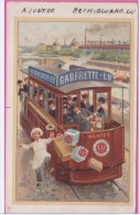 PUB LU - LEFEVRE UTILE - Calendrier , Chromo 1905 - TRAMWAY ,PROTOTYPE - Petit Format : 1901-20