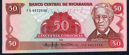 NICARAGUA  P153  50  CORDOBAS   1985    UNC. - Nicaragua
