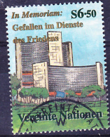 UN Wien Vienna Vienne - Memoriam "tote Blauhelme"/"dead Blue Helmets"/"morts Casques Bleus"1997 - Gest. Used Obl. - Usados