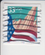 Verenigde Staten(United States) Rolzegel Met Plaatnummer Michel-nr 3091 BG II Plaat  6666 - Rollenmarken (Plattennummern)