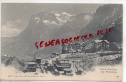 SUISSE - KLEINE SCHEIDEGG UND WETTERHORN - BELLE CARTE PRECURSEUR - Horn