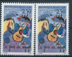 [14] Variété : N° 2784 Les Gens Du Voyage Sol Violet Au Lieu De Lilas +  Normal  ** - Unused Stamps