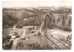 Cantal - 15 - Viaduc De Garabit Vue Aérienne Cachet Pointillé 1959 Ed Photo Lapie , Ligne Chemin De Fer - Other & Unclassified