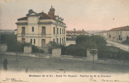 ( CPA 78 )  MONTESSON  /  École Th. Roussel  -  Pavillon De M. Le Directeur  - - Montesson
