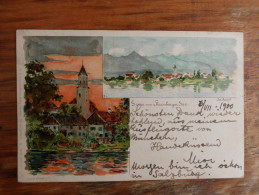 Gruss Vom Starnberger See Litho - Starnberg