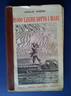 M#0N40 Giulio Verne 20.000 LEGHE SOTTO I MARI Paolo Carrara Ed. Primo '900/INCISIONI - Old