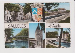CPSM Grand Format - SALLELES D AUDE - Multivues - Salleles D'Aude