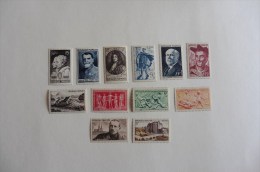 France :12 Timbres Neufs - Sammlungen