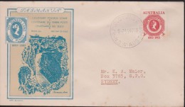 TASMANIA - Scarce 1953 Postage Stamp Centenary First Day Cover. Producer Alfil Barcelona. Very Few Of These Exist. - Cartas & Documentos